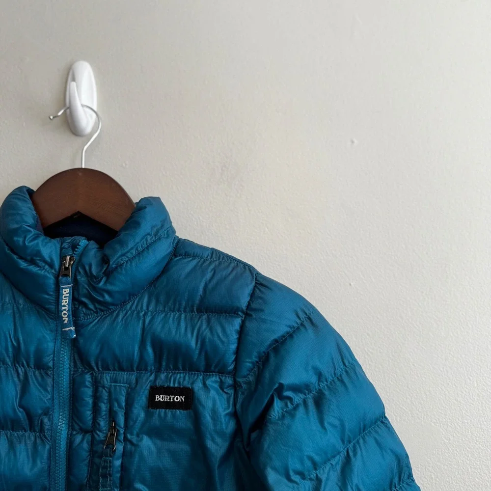 Burton Kids Sz S 8 Teal Puffer Jacket Winter Basics Outerwear Layers